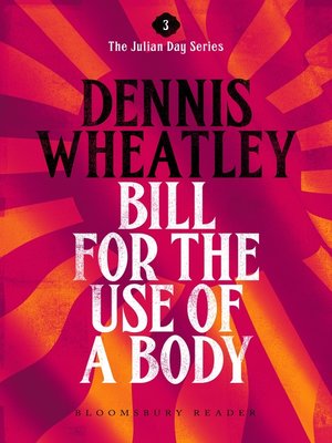 Bill for the Use of a Body - ebook